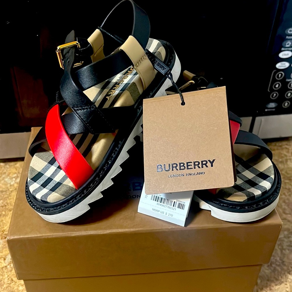 Burberry shoes kids size 9